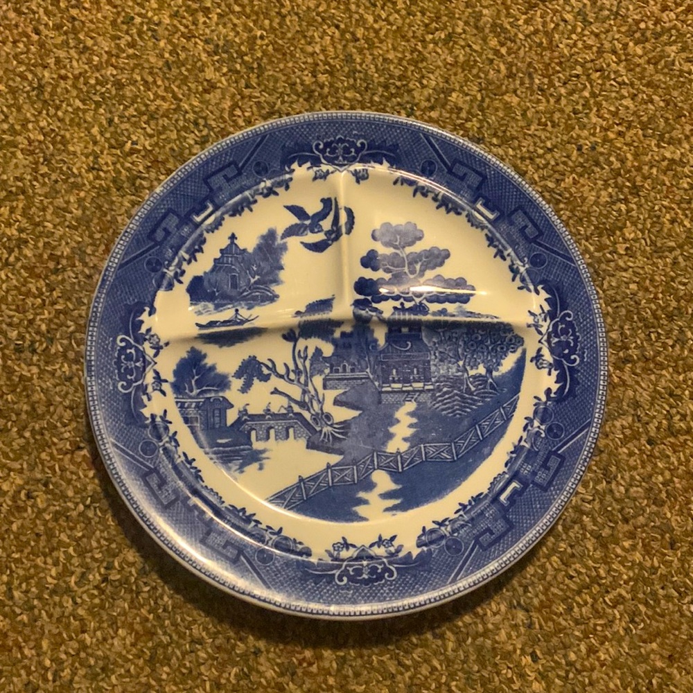 Vintage made in America plate for dining.